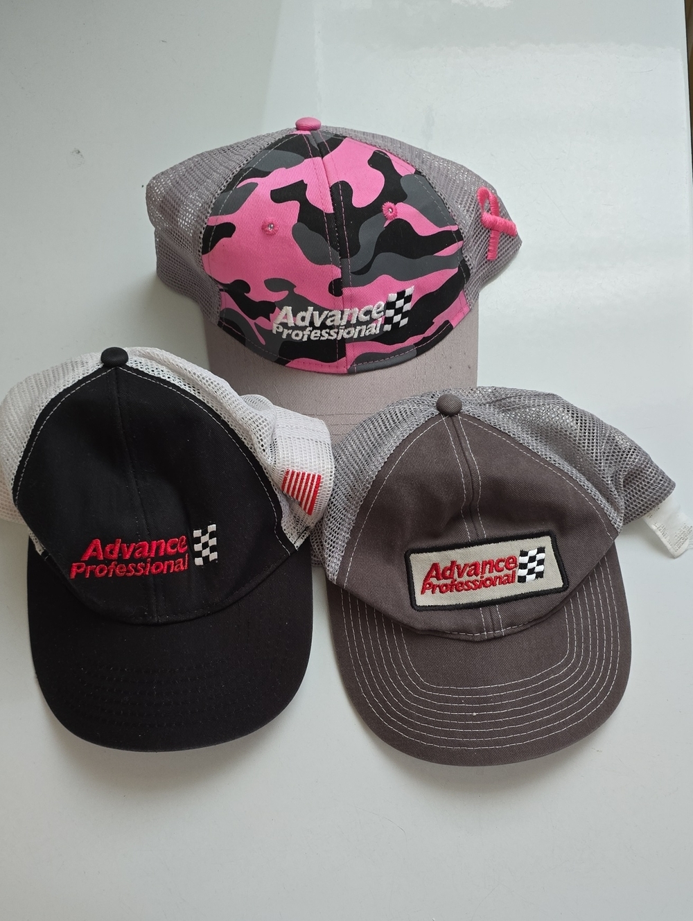 Advance Professional Unisex Pink Camo Mesh Trucker Hat
